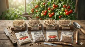 Comparison of different highest yielding tomato seeds including hybrid and heirloom varieties.