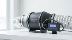 AC Infinity Cloudline 4 inch inline fan included in the bundle deal