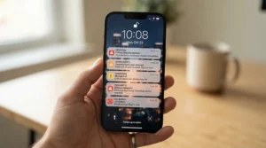 AC Infinity Cloudline 4 inch controller app sending smart push notification alerts to a phone